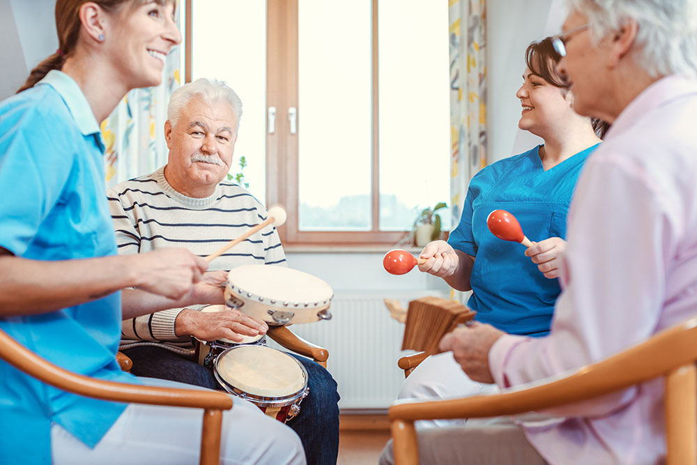 seniors making music